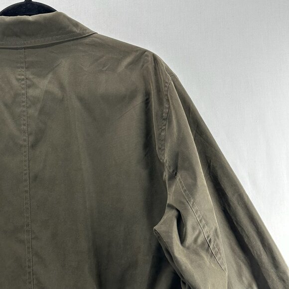 TravelSmith Travel Jacket Mens M Lightweight Sport Coat Pockets Adjustable Olive - Picture 7 of 15
